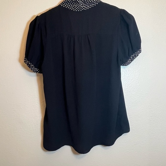 *3/$15* XXI Forever 21 Black Short Sleeve Blouse - Picture 12 of 12